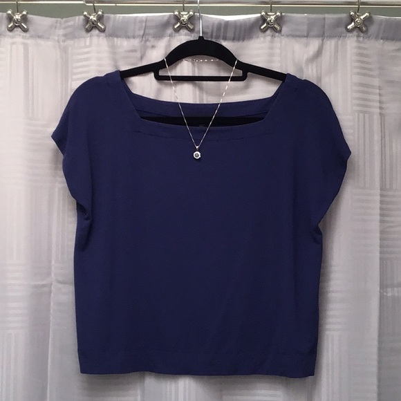 Eileen Fisher Tops - Eileen Fisher Small Royal Blue Box Top